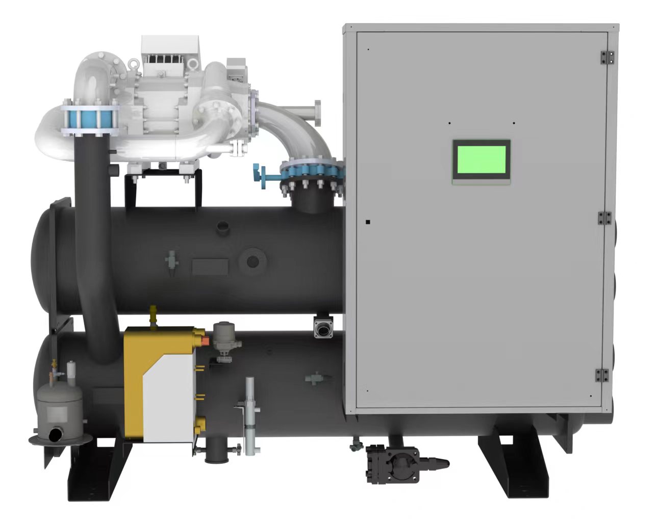 水寒气悬浮变坡冯心式冷水机组